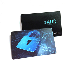 Cá nhân skimming Stopper RFID an ninh PVC chặn thẻ chống hacking NFC Blocker cho thẻ tín dụng an toàn - Product Image 5