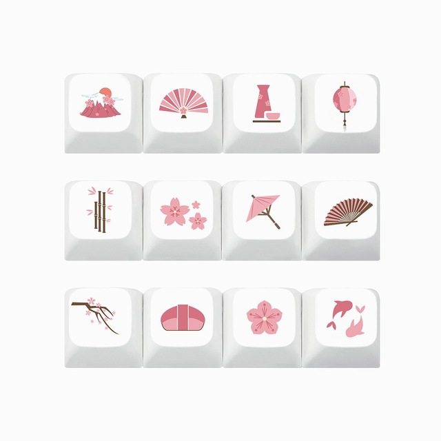 Personalized DIY XDA Keycap Durable PBT Material 1X Mechanical Keycap Dye Sublimation With Mx Switch