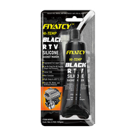 85gm kemasan silikon Temp tinggi pembuat Gasket Mega abu-abu RTV