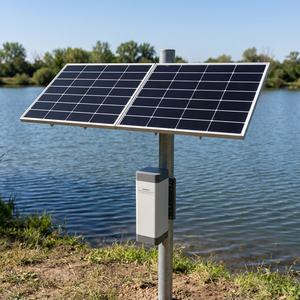 Kit Solar de Silicio Monocristalino con Controlador MPPT y Batería de Iones de Litio de 100 Ah para Monitoreo en Exteriores - Product Image 4