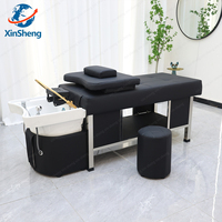 Vente chaude Salon De Massage Shampooing Chaise Table D'hydrothérapie Spéciale pour Salon De Coiffure Massage Shampooing Lit Équipement