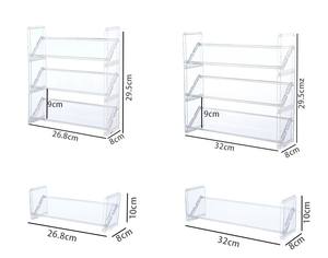 Présentoir à badges multicouche en acrylique, empilable et anti-poussière, pour collectionneurs, étagère de présentation pour badges de 45/60/70 mm - Product Image 6