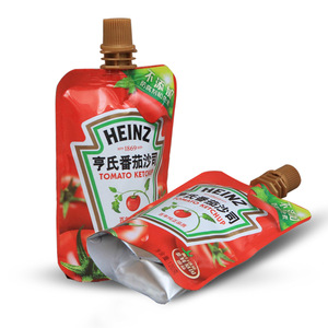 Sacchetto per liquidi con beccuccio a forma speciale personalizzato per stampa digitale Minfly, sacchetto con beccuccio Bulka <span class=keywords><strong>da</strong></span> 100 ml, sacchetto di plastica con semi di pomodoro - Product Image 5