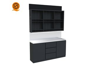 Exhibidor <span class=keywords><strong>de</strong></span> Productos <span class=keywords><strong>de</strong></span> Arte para Salón <span class=keywords><strong>de</strong></span> Belleza, Mueble <span class=keywords><strong>de</strong></span> Maquillaje, Almacenamiento <span class=keywords><strong>de</strong></span> Tubos <span class=keywords><strong>de</strong></span> Tinte para el Cabello, Exhibidor <span class=keywords><strong>de</strong></span> Cosméticos <span class=keywords><strong>de</strong></span> Madera, Estantes para Esmalte <span class=keywords><strong>de</strong></span> Uñas, Montaje en Pared - Product Image 3