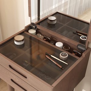 Coiffeuse moderne simple en <span class=keywords><strong>fer</strong></span> <span class=keywords><strong>forgé</strong></span> pour petit appartement avec <span class=keywords><strong>miroir</strong></span> de chaise - Product Image 6