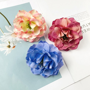 Têtes de fleurs de pivoine artificielles 9cm, fleurs en soie pour décoration de mariage et décoration intérieure - Product Image 3