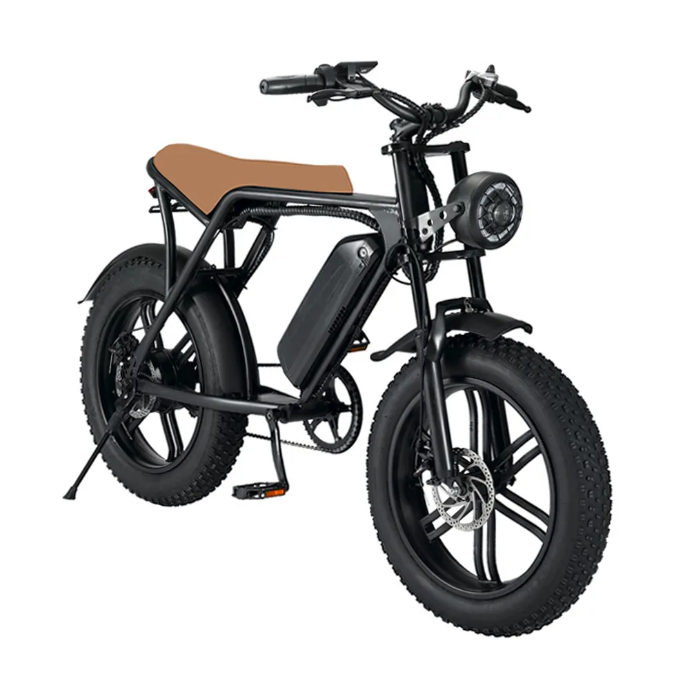 Vélo électrique de 26 pouces Sidecar 48v, 500w, moteur Nzita, gros pneu, vélo de montagne rétro, batterie, Kits de Trike, vélo électrique de ville et de route