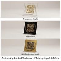 Tarjeta Programable para Redes Sociales, Placa de Exhibición Personalizada Impresa, Adhesivos Acrílicos con NFC