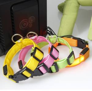 Led Hunde halsband Batterie Blinklicht Haustier halsband Verstellbares LED Hunde halsband - Product Image 6