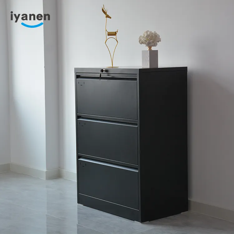 Hot sale cheap price office furniture A4 file 3 drawer storage metal latarial drawer cabinet