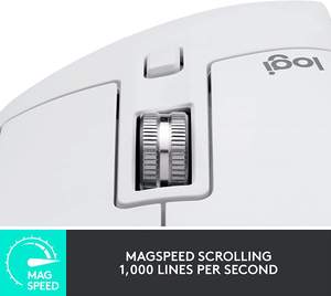 Logitech MX Master 3S Ergonomic <b>Wireless</b> <b>Mouse</b> 8000 DPI Darkfield Sensor Silent Click Ergonomic Rechargeable Office <b>Mouse</b> - Product Image 6
