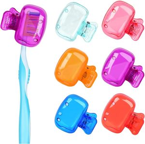 Clip et étui de rangement pour brosse à dents en plastique portable, best-seller, avec capuchon de protection pour les voyages - Indispensable - Product Image 1
