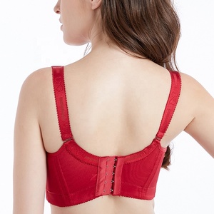 Sujetador de encaje sexy push-up para mujer, talla grande, con tirantes ajustables y convertibles, con aros finos, ropa interior cómoda - Product Image 3