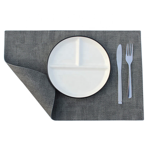 Wholesale YY <strong>Placemats</strong> Double Layer <strong>Marble</strong> Pu Leather Eco-Friendly Hot Proof Dinner <strong>Placemats</strong> 30x45cm (Black &amp; White) - Product Image 5