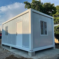 Maison préfabriquée en conteneurs d'acier, bâtiment modulaire pour maison, bar, salle de sport, sous-sol, escalier, dortoir, bureau de chantier