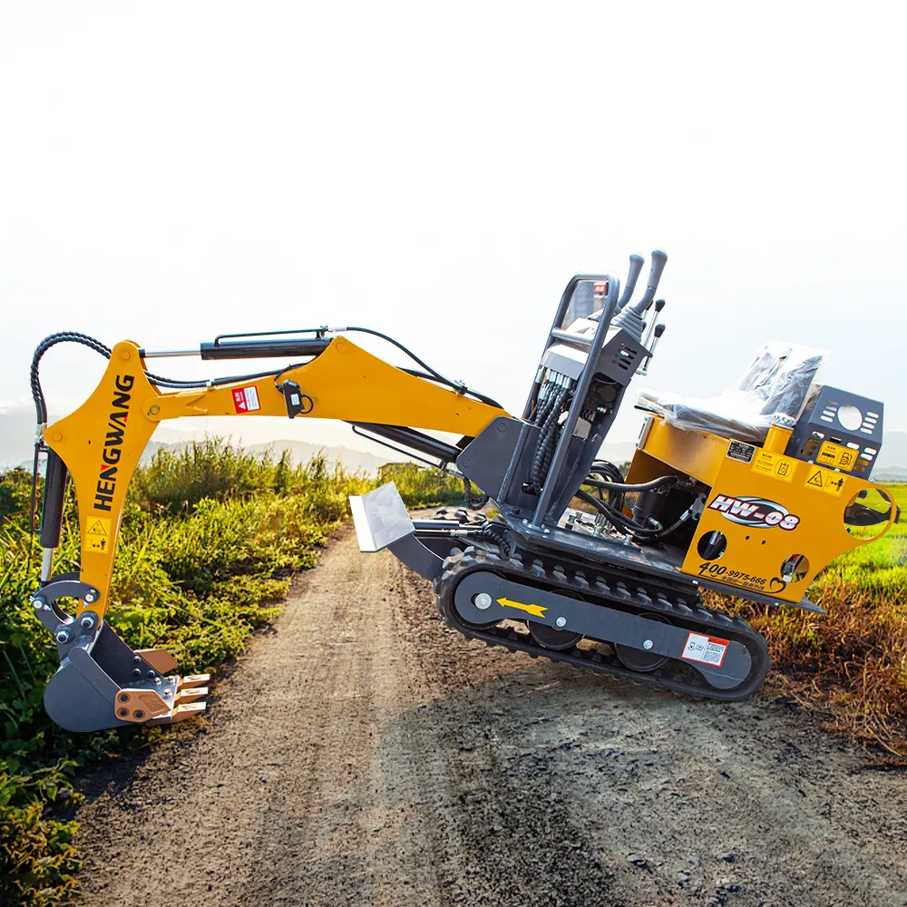 Mini excavadora de 0,8 toneladas y 800kg, máquina de excavación pequeña, precio