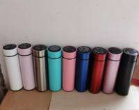 Nouvelle Arrivée Tasse de Voyage Isotherme Intelligente en Acier Inoxydable 304 de 500 ml avec Affichage de Température, Anti-Fuite, pour Boissons Chaudes et Froides, Idéale pour la Salle de Sport et le Bureau