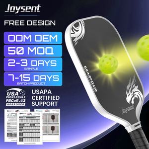 Raquette <span class=keywords><strong>de</strong></span> pickleball OEM d'usine 16 mm thermoformée T700 sablée avec mousse GearOne pour une <span class=keywords><strong>distribution</strong></span> uniforme du stress <span class=keywords><strong>à</strong></span> l'impact - Product Image 1