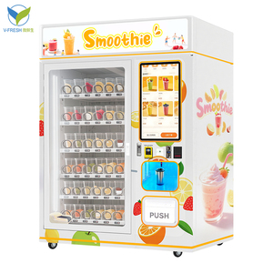 เครื่องจำหน่ายสินค้าอัตโนมัติ VFresh รุ่นล่าสุด แบบ OEM ODM สำหรับห้างสรรพสินค้า เครื่องขายสมูทตี้ผลไม้แช่แข็ง หน้าจอสัมผัส 21.5 นิ้ว - Product Image 1