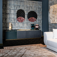 Factory Direct Villa House Italienisches Licht Luxus Samt Stoff Sofa Set Möbel Wohnzimmer Modern Weiß Luxus Sofa Set