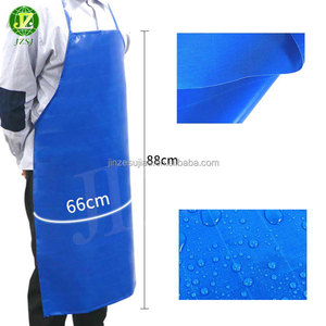 Tablier de travail industriel réutilisable en PVC imperméable, résistant à l'huile et aux acides, <span class=keywords><strong>pour</strong></span> abattoir et transformation des produits de la mer - Product Image 4