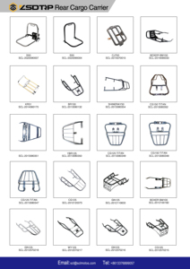 Chrome mạ xe Máy Hành lý giá đuôi hộp phía sau <span class=keywords><strong>Carrier</strong></span> Cargo cho GN150 <span class=keywords><strong>GN125</strong></span> cơ thể hệ thống sản phẩm - Product Image 4