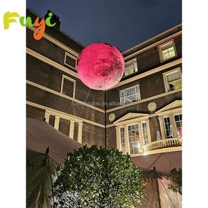 Ballon lunaire géant gonflable décoratif personnalisé avec éclairage LED, ballon lunaire gonflable pour fête ou événement - Product Image 2