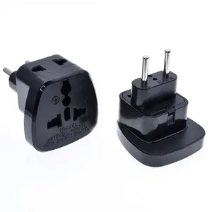 Adaptador de Enchufe Universal de EE. UU., REINO UNIDO, AU, Adaptador de Corriente de Viaje A LA UE, Enchufe de Toma de Corriente, Convertidor de Corriente, Adaptadores Eléctricos