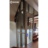 Ascenseur panoramique de luxe pour villa, design personnalisable, insonorisation, ascenseur panoramique sur mesure pour maison