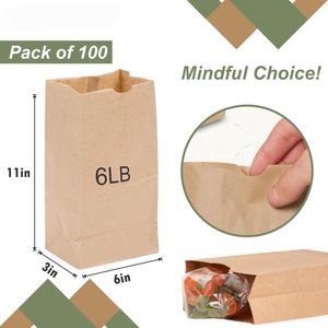 Sac d'emballage alimentaire jetable en carton kraft de luxe, personnalisable, résistant à l'huile, pour la vente en gros - Product Image 2