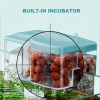 Filtre cascade mural ultra-silencieux JSD pour aquarium, filtration à éponge, purificateur d'eau externe pour aquarium