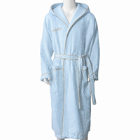 Peignoir de Spa Hôtelier Lavable avec Capuche pour Adultes, Léger, Manches Longues, pour Toutes les Saisons