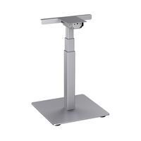 JIECANG Table de bar à café électrique minimaliste à pied unique en métal réglable en hauteur pour la cuisine