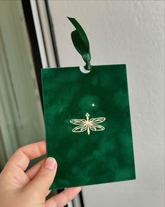 Sacs à dos de poche en velours personnalisés <span class=keywords><strong>Carte</strong></span> de profil personnel Motif <span class=keywords><strong>libellule</strong></span> Cadeau standard Cadeaux de fête Souvenirs de mariage d'affaires - Product Image 3