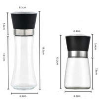Moulin à épices manuel en céramique écologique certifié CE, prix d'usine, réglable, pour sel et poivre, idéal pour la cuisine