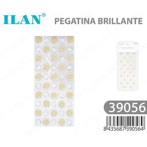 Adesivi Glitter Rose Bianchi Ilan 39056 Pegatina Brillante - Product Image 3