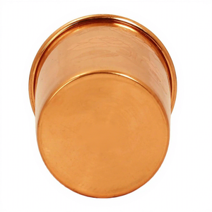 Pure Copper Water <b>Glass</b> with Magical Floral Engraved Design Handmade Copper Drinking <b>Tumbler</b> Elegant Metal Drinkware for Home - Product Image 3