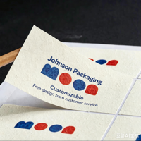 L'usine fournit des étiquettes et autocollants écologiques imperméables personnalisés imprimés pour des cadeaux promotionnels avec logos