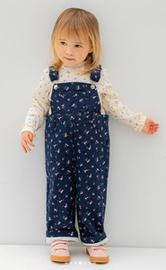 Tuta Floreale per Bambine con Colletto Peter Pan, Completo Primaverile e Autunnale per Bambine e <span class=keywords><strong>Bimbe</strong></span> - Product Image 2