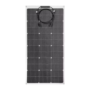 Flexible <b>Solar</b> <b>Panel</b> 100W Monocrystalline Silicon IP68 White Border 22% Efficiency 25-Year Warranty Photovoltaic <b>Solar</b> - Product Image 1