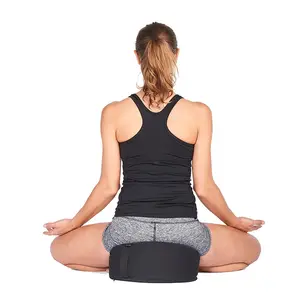 Coussin de méditation rond et lavable, nouveau, forme carrée en Triangle d'extérieur organique pour le Yoga, la méditation