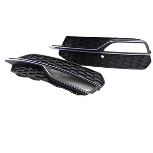 New 13-16 A3 Sports/S3 Bumper Fog <b>Light</b> Grille ABS Plastic Modified Frame Mesh Lower <b>Net</b> for Front Position GZ.D077/GZ.D076 - Product Image 2