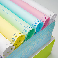 Rouleau géant de papier autocopiant, fourni directement par l'usine, avec largeur personnalisée pour le rembobinage local