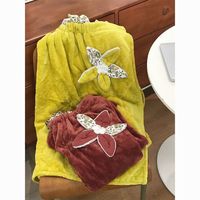 Fille fleur jupe de bain pour adultes doux corail polaire charpie peignoir serviette absorbant sans bretelles conception vêtements de nuit pour femmes