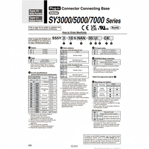 ชิ้นส่วนนิวเมติก SS5Y3-10SDA-16B-C6นิวเมติก SMC - Product Image 1