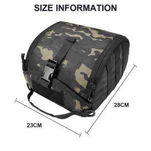 Sac de rangement multifonctionnel en nylon 500D pour casque tactique, équipement de chasse et de sport en plein air pour la défense personnelle - Product Image 2