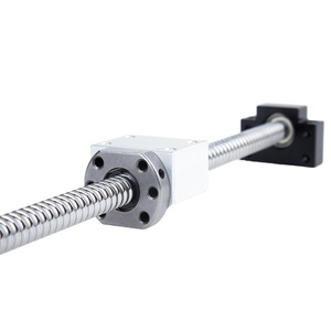 SFU2005 <b>Set</b> 20mm Diameter Linear Customized Shaft Length Bearing Rod Support Support Bearing Linear Rod - Product Image 5