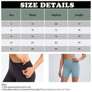 Pantalones cortos de entrenamiento para mujer, pantalones cortos de Fitness de verano sin línea en T frontal, pantalones cortos de Yoga de motorista de cintura alta para levantamiento de glúteos - Product Image 5