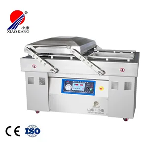 Vegetable Vacuum packing 304 stainless steel double Chamber Vacuum Machine for chilled meat dried tofu packing machine
