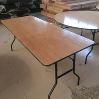 Table pliante rectangulaire de haute qualité pour restaurant, mariage, ferme, extérieur, banquet, salle à manger